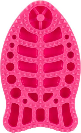 Szczotka do masażu, dla kota, różowa, silikon, 7x11cm