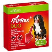 Fiprex Duo xl na pchły i kleszcze dla psa 1x 4,02 ml