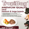 Tropidog premium adult medium&large wołowina z ryżem 500g, 2,5kg, 12kg