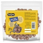 Pausesnack przysmak dla psa, kość wiązana z kaczki 6-7cm 500g