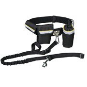 PAS BIODROWY HANDS FREE CZARNY