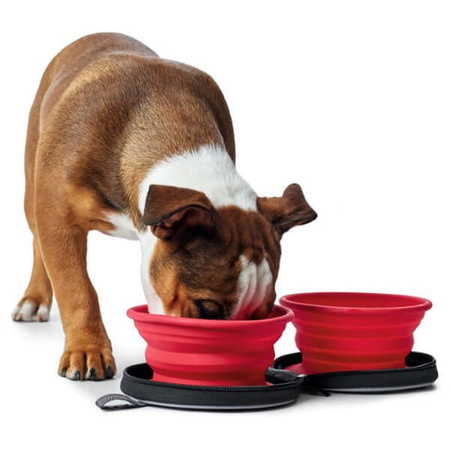 Hunter silikonowa miska list dla psa 2x750 ml