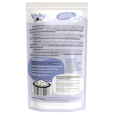 Lucky Lou Lifestage Sterilized drób 125 g