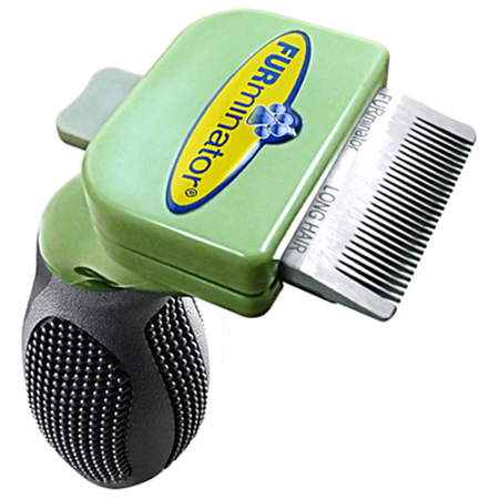 *- furminator dla psów długowłosych - toy dog - xs