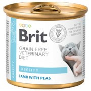 Brit Grain Free Veterinary Diets Obesity dla kota 200 g