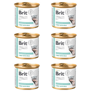 ZESTAW Brit Grain Free Veterinary Diets Struvite dla kota 6 x 200 g