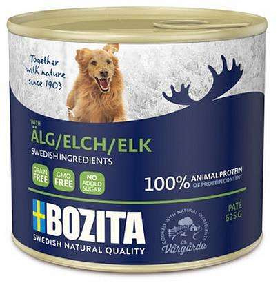 Bozita dog pasztet z łosiem puszka 625g