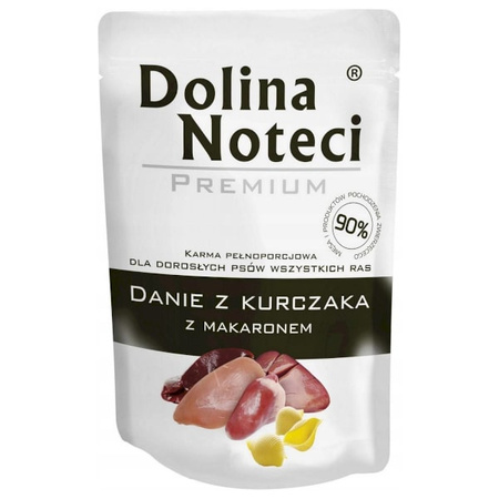 Dolina noteci premium danie z łososia marchewką i ryżem dla psa 300g