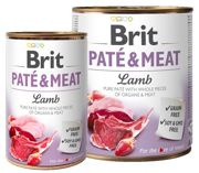 Brit pate & meat dog lamb puszka 800g