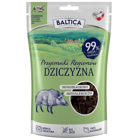Baltica Przysmaki Regionów Półmiękkie Dziczyzna, 80 g