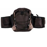 PAS NA BIODRA  21x15x20cm BEŻ-BRĄZ