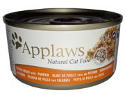 Applaws puszka dla kota Kurczak i Dynia 70g