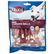 Przysmaki Denta Fun Mini Rolls, kaczka, 6cm, 120g