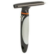 Zgrzebło przeciw kołtunieniu z zaokrąglonymi zębami 1,5 cm. 10 x 15 cm