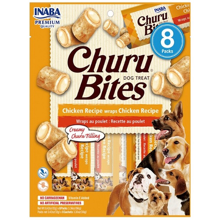 Inaba Churu Bites kurczak dla psa 8 x 12 g