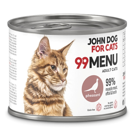 John Dog for Cats 99 Menu bażant 200 g