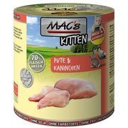 Mac's Kitten puszka dla kota indyk z królikiem 800 g