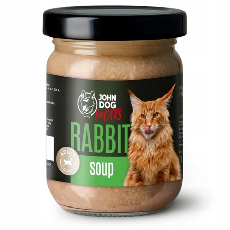 John Dog for Cats królik w sosie zupa 100 g