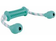 Denta Fun, zabawka do przeciągania i czyszczenia zębów, dla psa, guma naturalna/sznur, 9 cm/37 cm, o smaku mięty