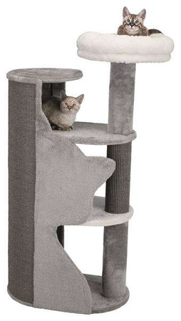 Drapak Adele, 120 cm, szary/biały/szary