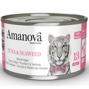 Amanova Cat Tuna & Seaweed - tuńczyk i wodorosty w galaretce puszka 70g