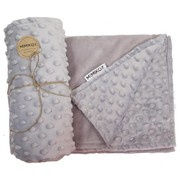 MIMIKO koc Minky-Dot 70x50 cm szary