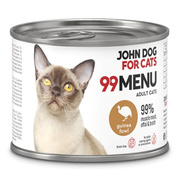 John Dog for Cats 99 Menu perliczka 200 g
