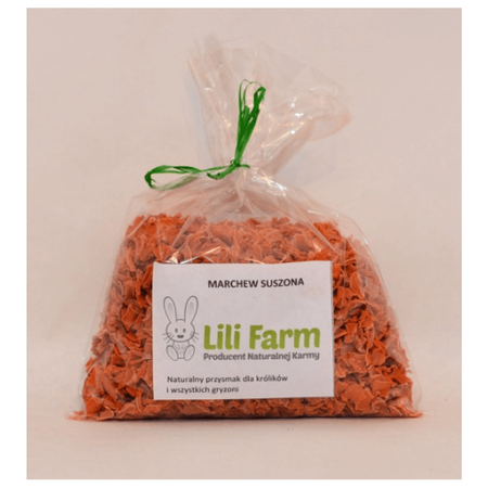 Lili farm marchew suszona dla królika i gryzoni 150 g