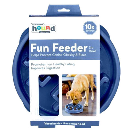 Outward hound fun feeder miska spowalniająca dla psa 32x28x5 cm
