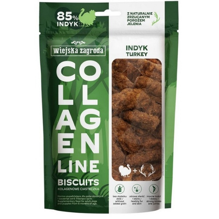 Wiejska Zagroda kolagenowe ciasteczka indyk 90 g