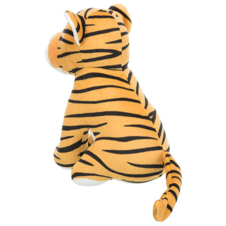 Tygrys, zabawka, dla psa, plusz, 21 cm, z dźwiękiem