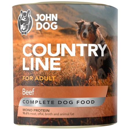 John Dog Country Line wołowina 800 g