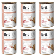 ZESTAW Brit Grain Free Veterinary Diets Renal dla psa 6 x 400 g