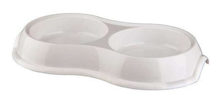 MISKA PLASTIKOWA PODWÓJNA, 2 × 0.2 l/o 11 cm