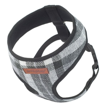 Szelki dla psa amiplay scout london xs, m, xl szare