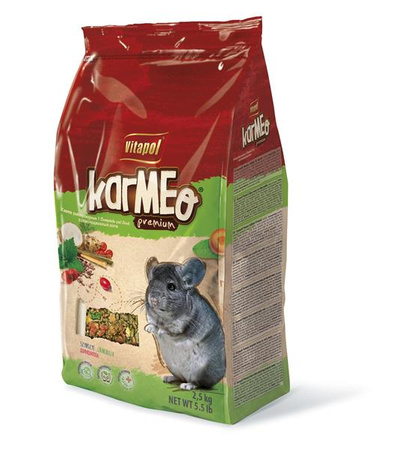 KARMEO PREMIUM KARMA PEŁNOPORCJOWA DLA SZYNSZYLI 2,5KG