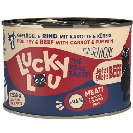 Lucky Lou Lifestage Senior drób i wołowina 200 g