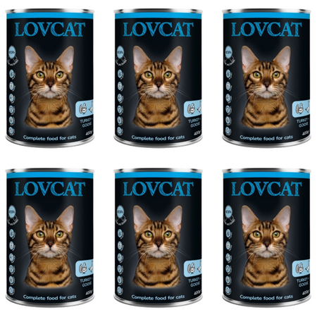 ZESTAW Lovcat Best indyk i gęś 6 x 400 g