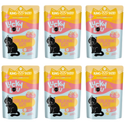 ZESTAW Lucky Lou Adult Drób i jagnięcina 6 x 300 g