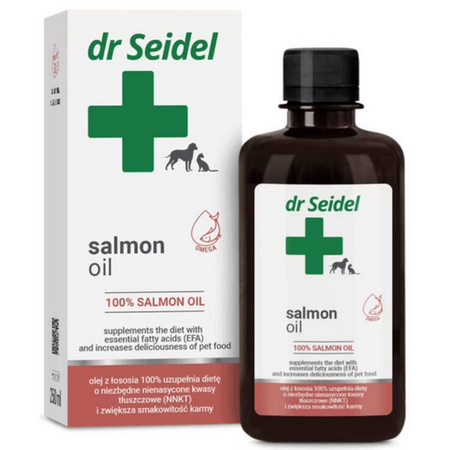Dr. Seidel Salmon Oil 100% Skóra i Sierść, 250 ml