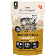 Wiejska Zagroda Pasztecik z jagnięciny i kaczki dla kota 85 g