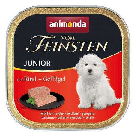 Animonda vom Feinsten Dog Junior Wołowina i Drób 150g