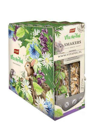 Vita Herbal Smakers drzewny dla szynszyli i koszatniczki 90g, 5 szt. display