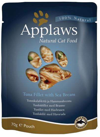 Applaws saszetka dla kota tuńczyk i leszcz 70g