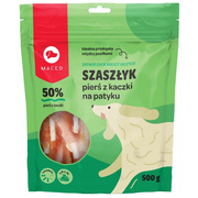 Maced szaszłyk pierś z kaczki na patyku dla psa 500 g