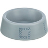Miska, dla psa, ceramiczna, szaro/niebieska, 0,4 l/16 cm