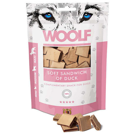 Woolf soft sandwich of duck dla psa 100 g