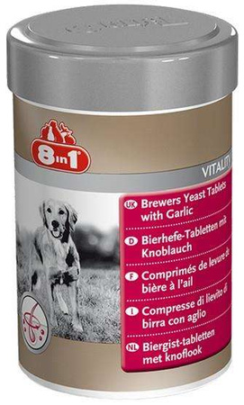 8in1 Drożdże piwne Brewer's Yeast 260 tabl.