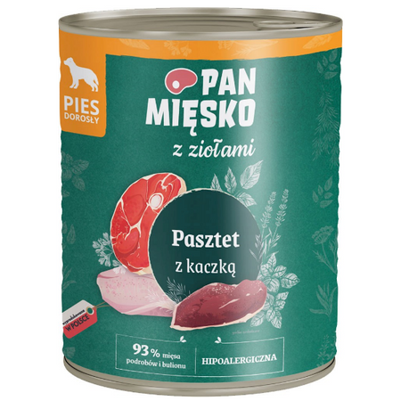 Pan Mięsko z Ziołami Pasztet z kaczką 800 g