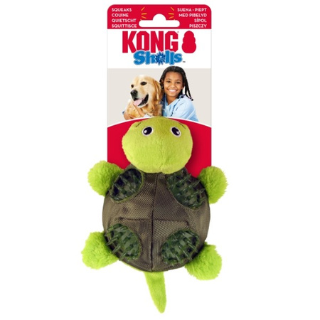 Kong Shells Turtle dla psa S 